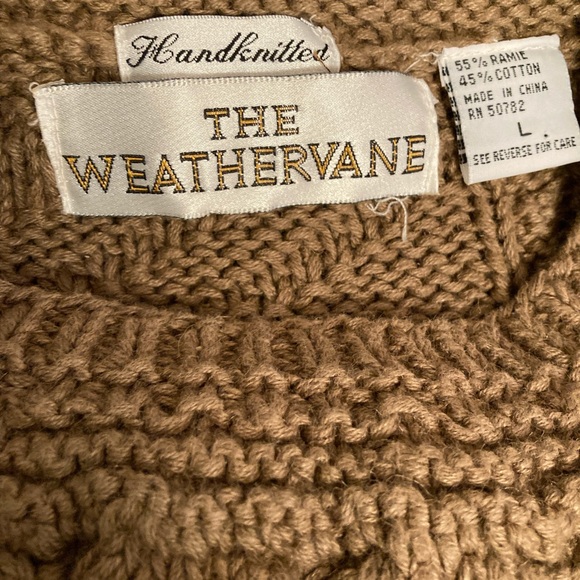Hand knit sweater large weathervane - Picture 10 of 16